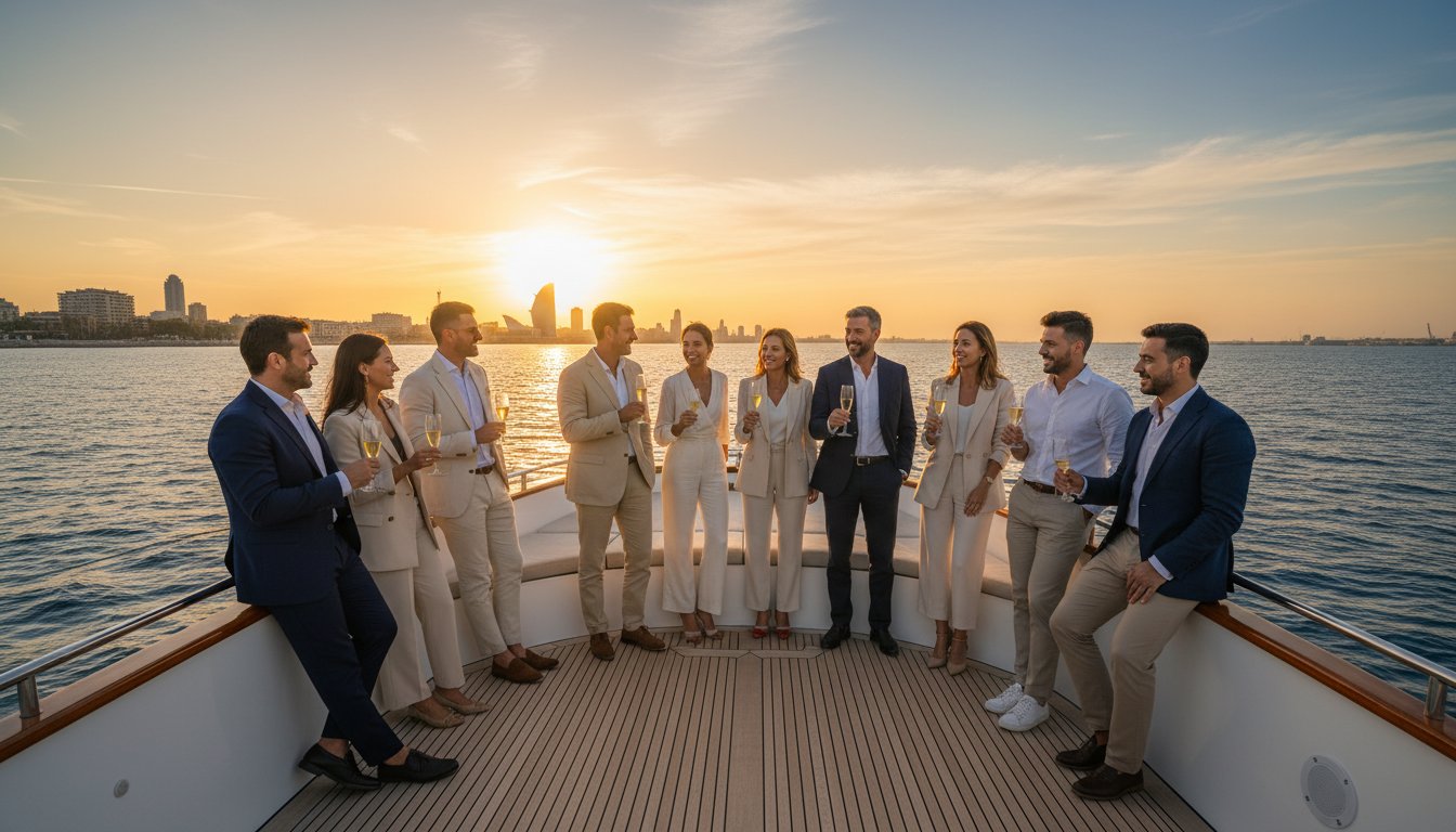 Evento corporativo en yate en Barcelona: Guía exclusiva para empresas 2026