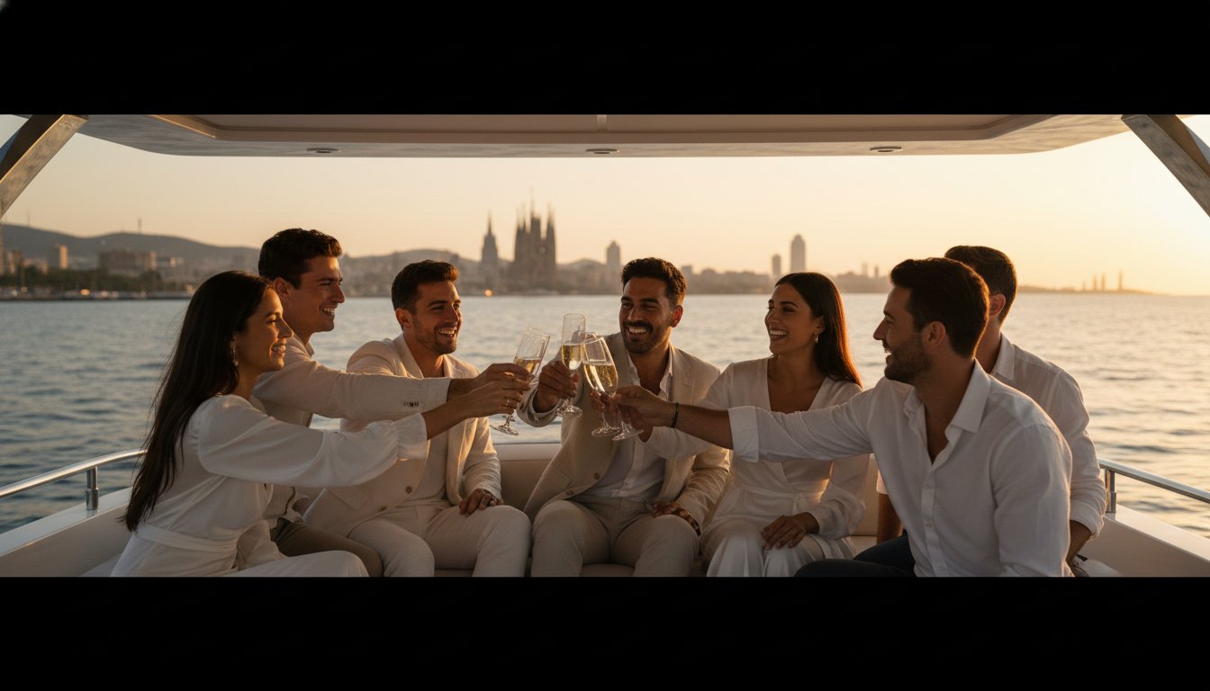 Fiesta de cumpleaños en barco en Barcelona: Celebra con el Mediterráneo a tus pies