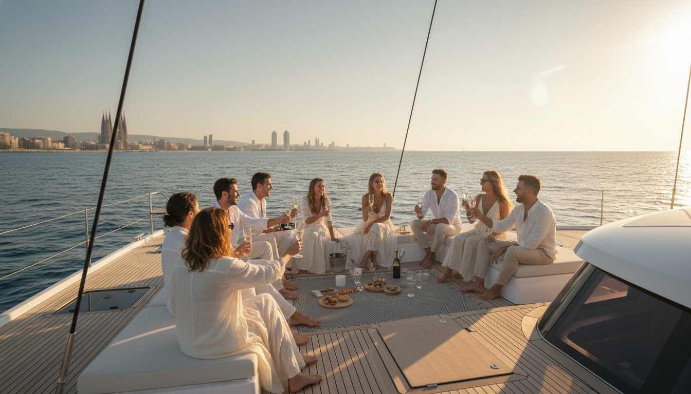 Alquiler de barco para 10 personas en Barcelona: Guía de selección y mejores opciones 2026